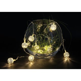 LED Lichterkette Oriental Ball, 10 LED, 1,5m