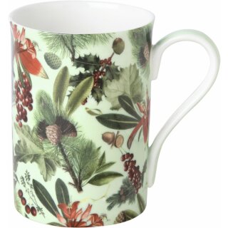 Becher Bone China IHR   ( LOBELIA light green  ) Durchmesser 8,5 cm, Höhe 8,5 cm