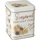 Quadratische Teedose IHR  ( SEASONAL GOODS cream   )