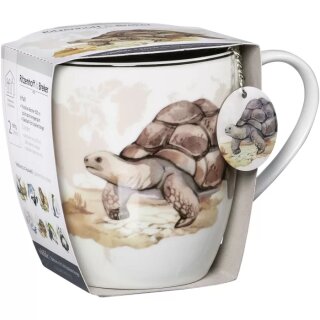 Becher 500ml mit Schlüsselanhänger Turtle Wildlife R&B