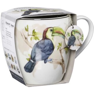 Becher 500ml mit Schlüsselanhänger Tukan Wildlife R&B