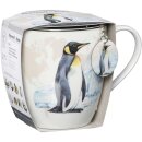 Becher 500ml mit Schlüsselanhänger Pinguin...