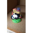 Ploystone Bärchen Hochzeitspärchen auf Fahrrad 7 cm